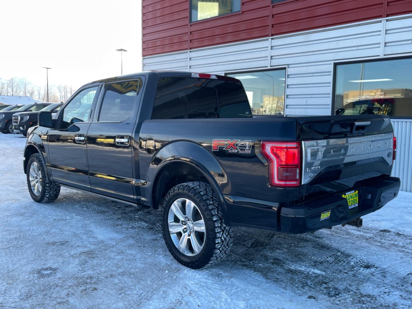 2016 BLACK /black leather FORD F-150 XL (1FTEW1EGXGF) with an 3.5L engine, Automatic transmission, located at 1960 Industrial Drive, Wasilla, 99654, (907) 274-2277, 61.573475, -149.400146 - Photo#2